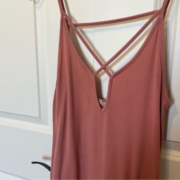 Strappy Burnt Orange Express OneEleven Tank Top Camisole Super Stretchy Festival - Picture 7 of 14